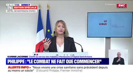 Karine Lacombe (cheffe de service en maladies infectieuses) déclare que 96% des personnes décédées du coronavirus ont plus de 60 ans