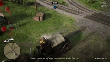 Red Dead Redemption 2 (Glitch during Moonshine Delivery)