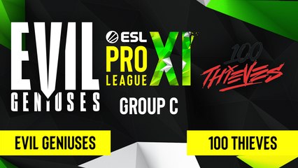 CSGO - Evil Geniuses vs. 100 Thieves [Nuke] Map 3 - ESL Pro League Season 11 - Group C