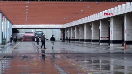 DENİZLİ Otobüs terminalinde mahsur kaldılar