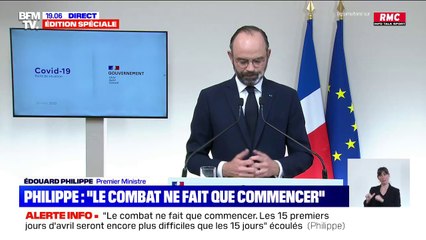 Édouard Philippe: "Nous finirons par sortir de cette crise sanitaire"