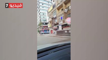 سيولة مرورية فى الدقى والتزام من المحلات بالإغلاق
