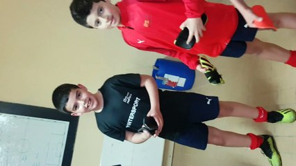 Cri de victoire des U11 contre Toulon Mourillon 14-0