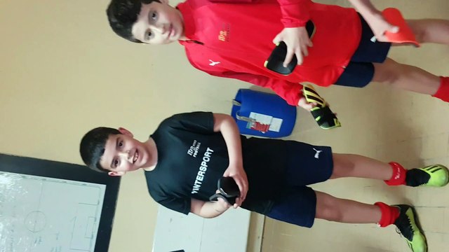 Cri de victoire des U11 contre Toulon Mourillon 14-0