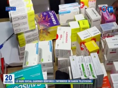 RTG/Covid 19 - Le Samu Social Gabonais renforce l’infirmerie de Gabon télévisions