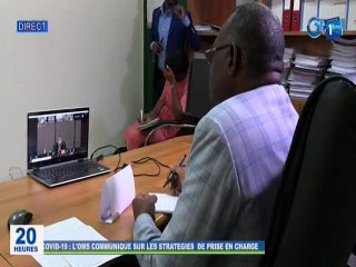 RTG/Covid 19 - Max Limoukou a pris part à une videoconférence avec L’OMS pour communiquer sur les stratégies de prise en charge