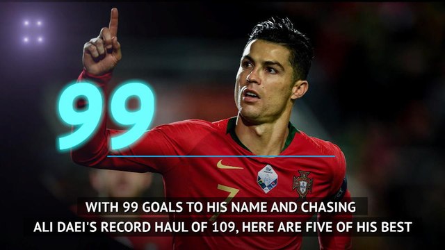 General: 99 goals not out - Ronaldo's top five for Portugal