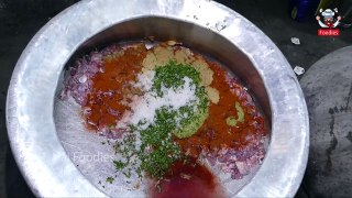 Hyderabadi Mutton Dum Biryani making Process _ حيدر آباد لحم ضأن دوم برياني صنع