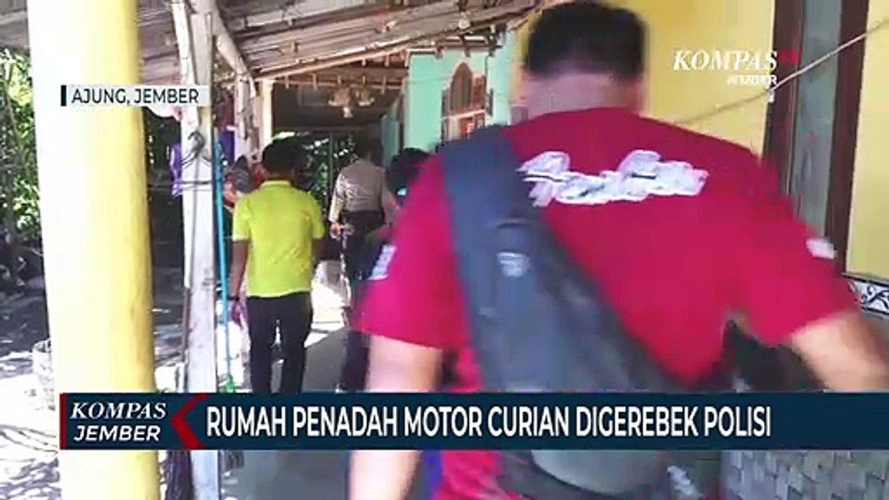 Rumah Penadah Motor Curian Digerebek Polisi