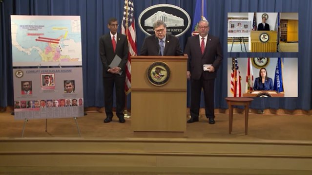 EEUU presenta cargos penales contra Maduro