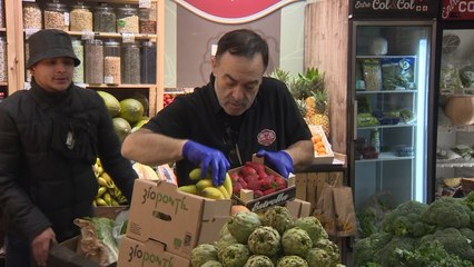Las donaciones de fruta inundan Madrid por segundo viernes consecutivo