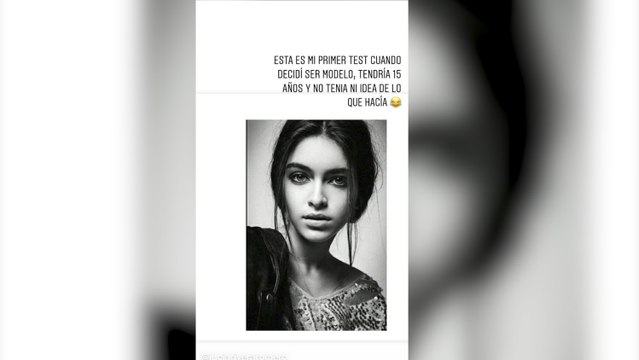 Lucía Rivera comparte en redes sus primeros pasos como modelo