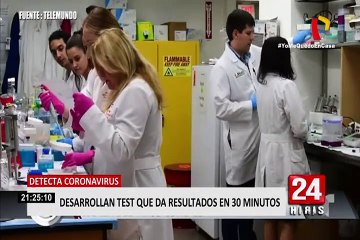 EEUU: crean prueba que diagnostica el COVID-19 en 30 minutos