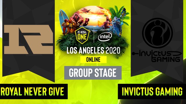 Dota2 - Royal Never Give Up vs. Invictus Gaming - Game 2 - Group Stage - CN - ESL One Los Angeles