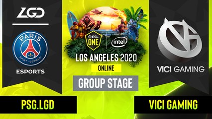 Dota2 - Vici Gaming vs. PSG.LGD - Game 1 - Group Stage - CN - ESL One Los Angeles