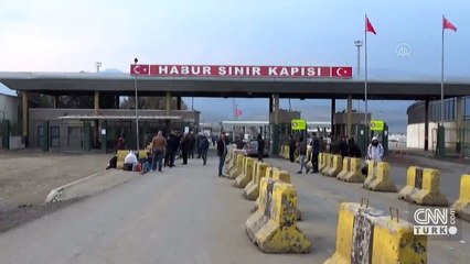 Irak sınırında temassız ticaret