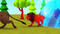 Kids Toy Videos US - Los animales de granja y sus crías se convierten en animales salvajes y entran al granero