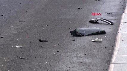 Ankara'da zincirleme trafik kazası, 2 yaralı