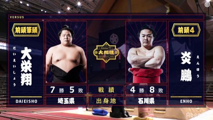 Daieisho vs Enho - Haru 2020, Makuuchi - Day 13