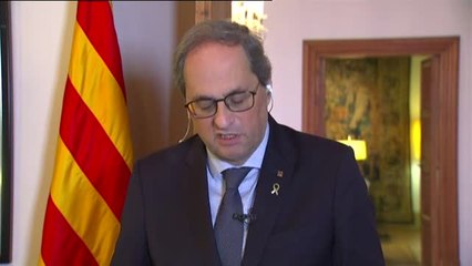Torra expresa su "satisfacción" por el confinamiento total anunciado por Sánchez