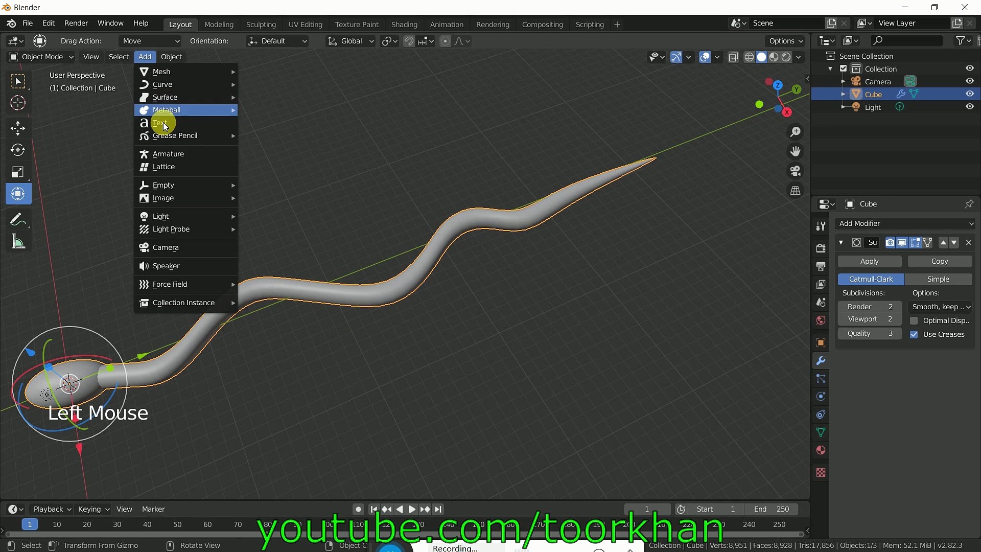⁣Snake Modeling Tutorial, Blender Tutorial, Eevee Snake Rigging, Snake Animation, Toorkhan - dailymot