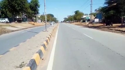 सड़कों पर सन्नाटा, हर नाके पर पुलिस