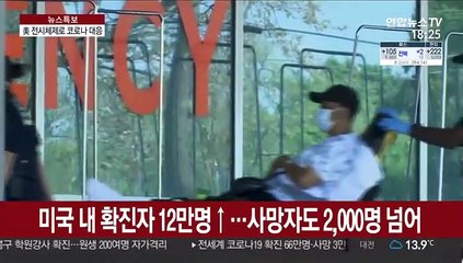 최다 확진국 美, 예비군 동원령…3개주 여행자제 경보