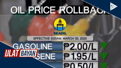 Oil price rollback, muling ipapatupad