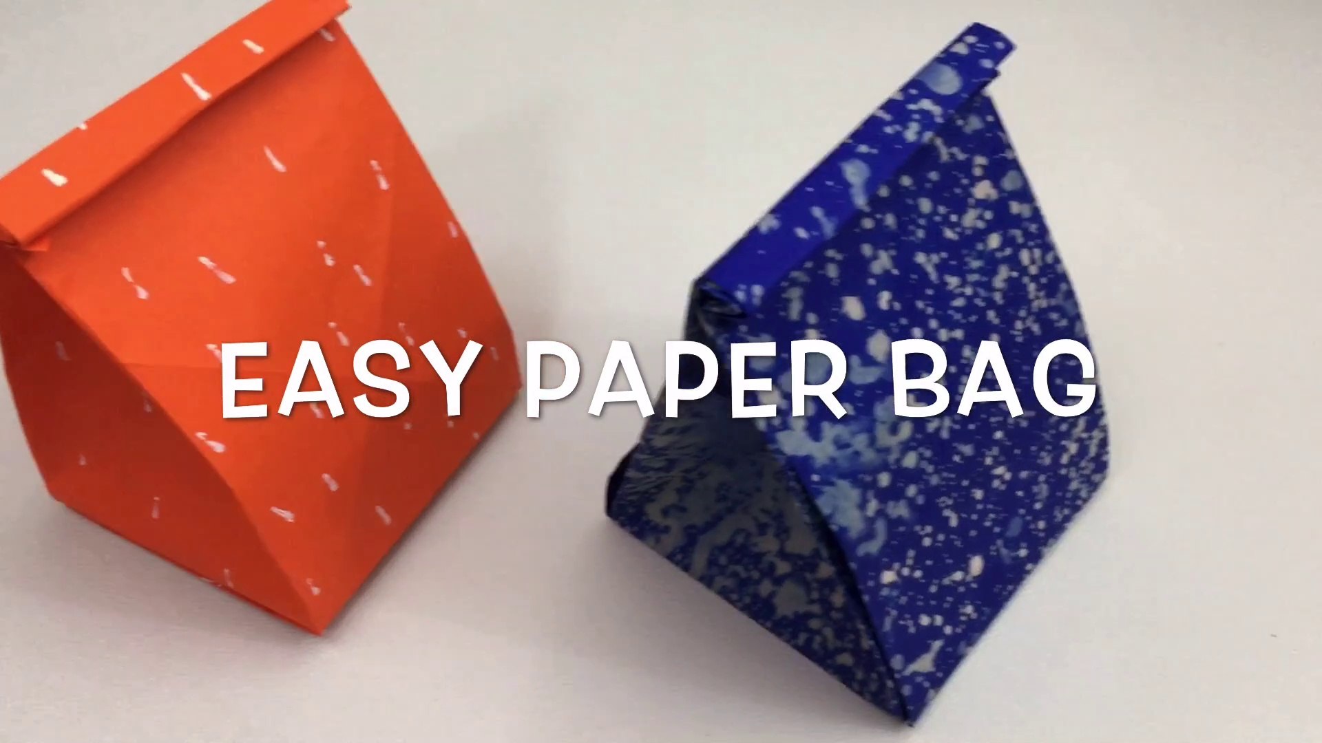 How to make a paper gift bag