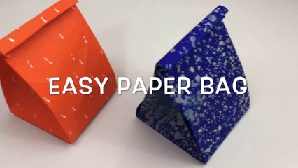 DIY Paper Bag Crafts / DIY How To Make Paper Bag / Paper Bag Making Tutorial / Paper Crafts for school