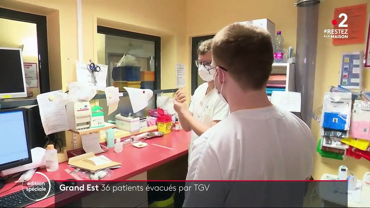 Coronavirus : 36 malades transférés depuis le Grand Est