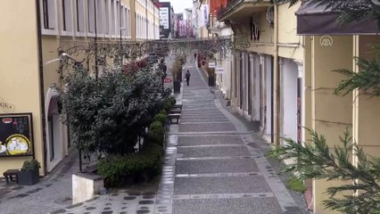 Samsun'da 'Evde kal' çağrısına uyuluyor