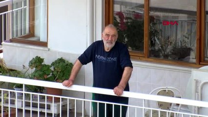 Antalya'da balkondan balkona spor