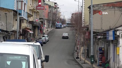 Korona virüs nedeniyle Ardahan'da sokaklar boş kaldı