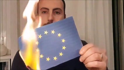 İtalya'da Avrupa Birliği'ni protesto için eylem