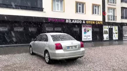 Bitlis'te lapa lapa kar yağışı
