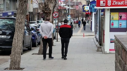 Erzurum'da 'Evde kal' çağrısına uyuluyor