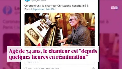 Coronavirus : le chanteur Christophe testé positif, est hospitalisé