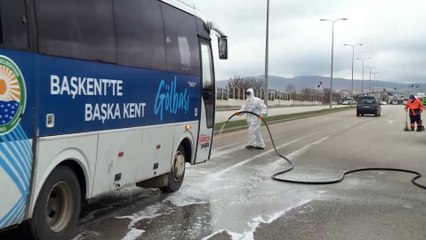 Gölbaşı'nda koronavirüs tedbirleri - ANKARA