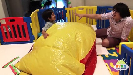 DIY Homemade Giant Bubbles for Kids Kit with Ryan ToysReview!!!