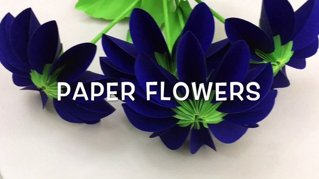Paper Flowers | Very Easy Paper Flower | Paper Crafts For School | Paper Craft | Paper Craft Flowers