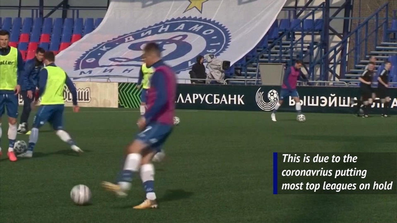 Fans turn to Belarus to fill void as virus puts sport on hold