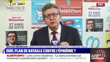 Jean-Luc Mélenchon: "Il y a une autre crise qu'il faut anticiper [...], c'est le déconfinement et la deuxième vague d'épidémie"