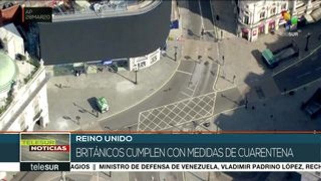 Reino Unido: calles se encuentran vacías debido al aislamiento