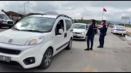 "Kilit kavşak" Kırıkkale'de "Kovid-19" denetimi