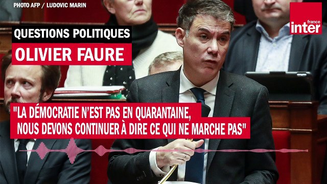 Olivier Faure évoque la gestion de la crise du coronavirus - Questions Politiques