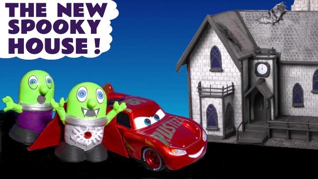 Funny Funlings Spooky Challenge with Disney Pixar Cars 3 Lightning McQueen and Thomas and Friends Tom Moss in this Family Friendly Full Episode English Toy Story from a Family Channel