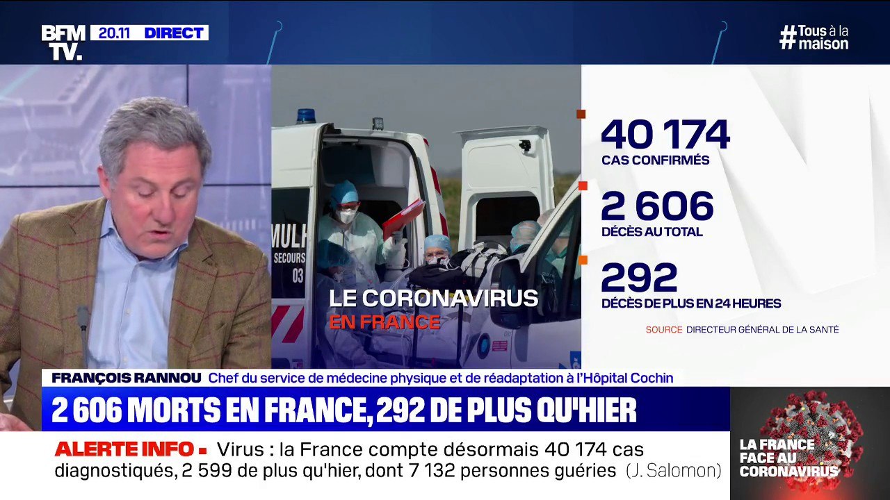 Selon François Rannou, chef de service à l'hôpital Cochin, pas un seul des patients chinois qui a été en réanimation n'a pu rentrer chez lui
