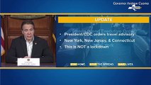 Cuomo discusses travel restrictions placed on New Yorkers