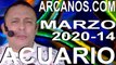 ACUARIO MARZO 2020 ARCANOS.COM - Horóscopo 29 de marzo al 4 de abril de 2020 - Semana 14